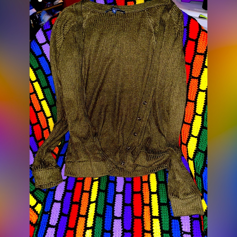 One clothing V Neck Button cardigan in Large EUC